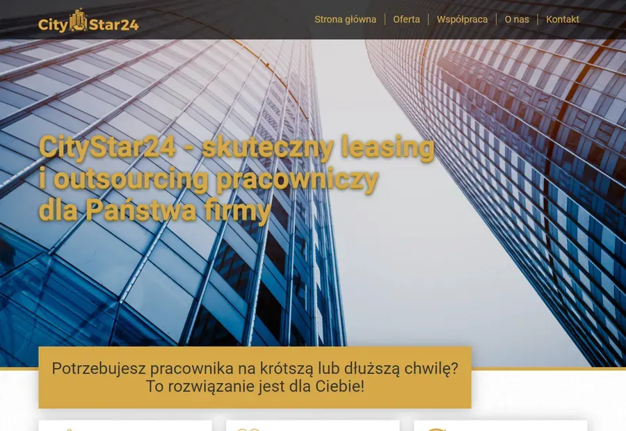 Корпоративный сайт CityStar24